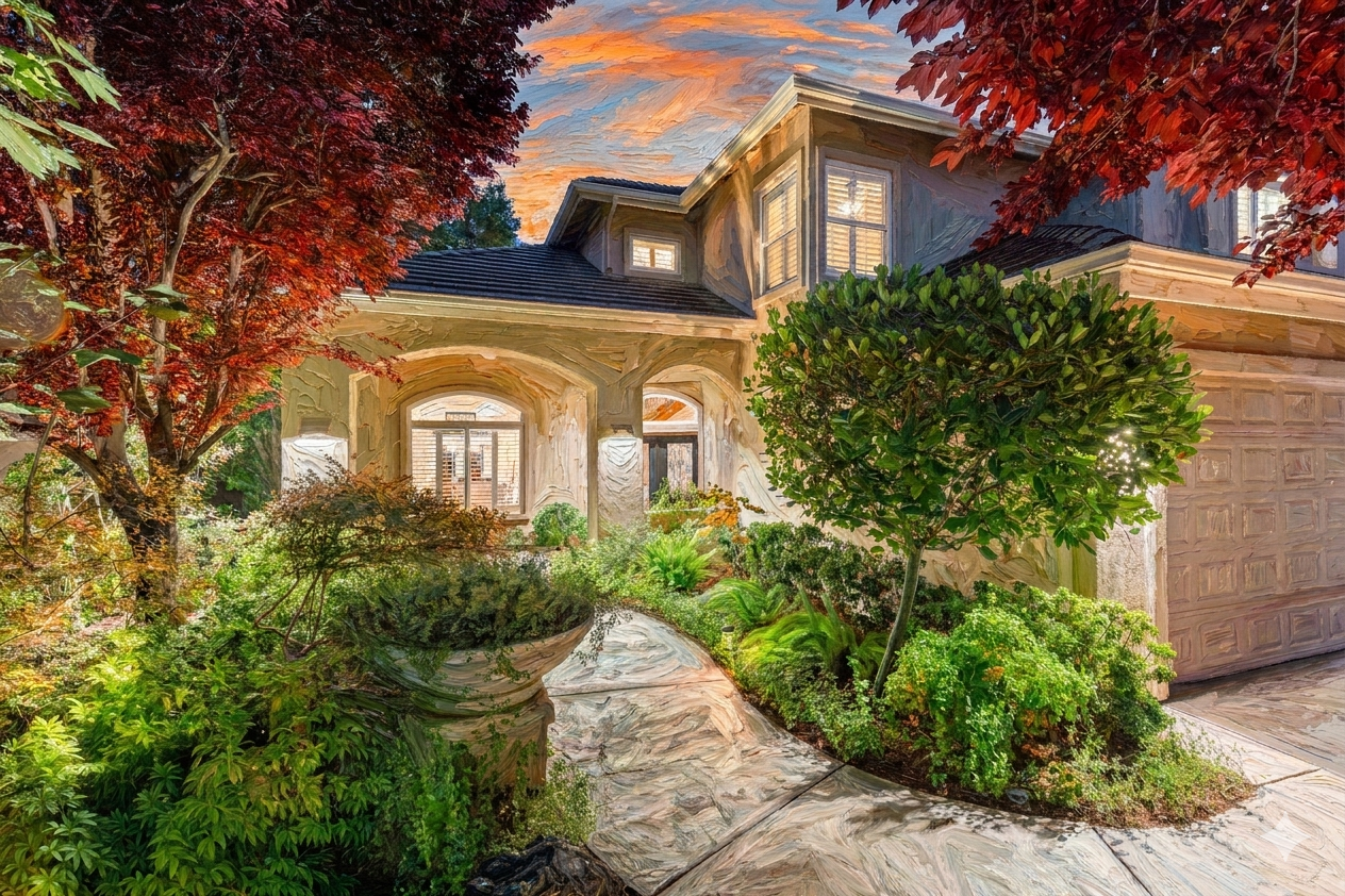 Converted Photograph into textured brush strokes made to mimic an oil painting.